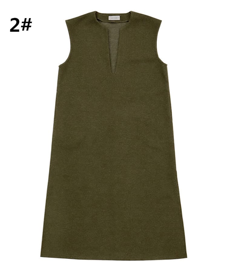 新作レディース ノースリーブ ロングワンピース ベスト