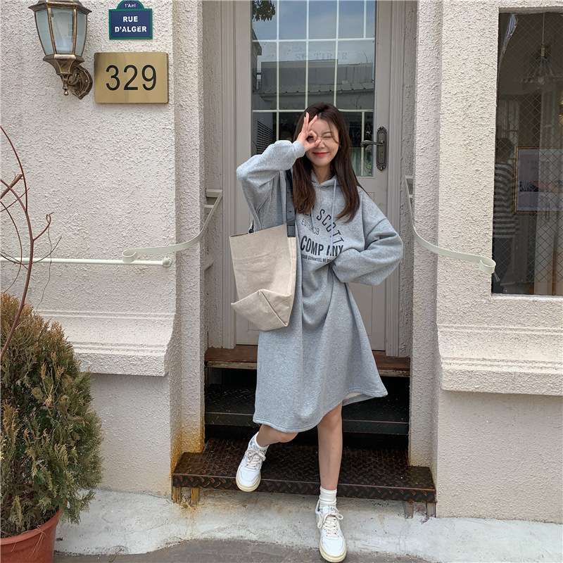 ロングワンピース ゆったりあったかラウンジワンピース