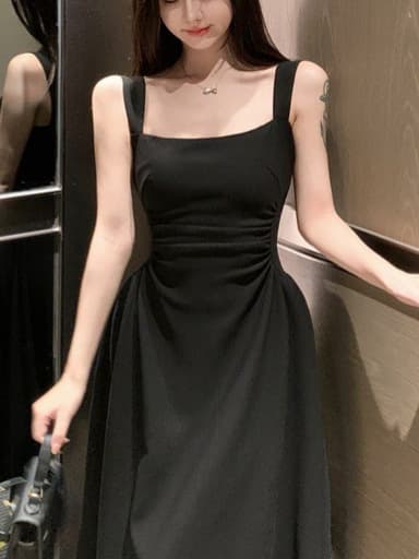上品ノースリーブロングワンピース レディース服 サイズ豊富 2色展開