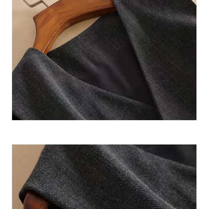 ロングワンピース シンプル上品なノースリーブワンピース