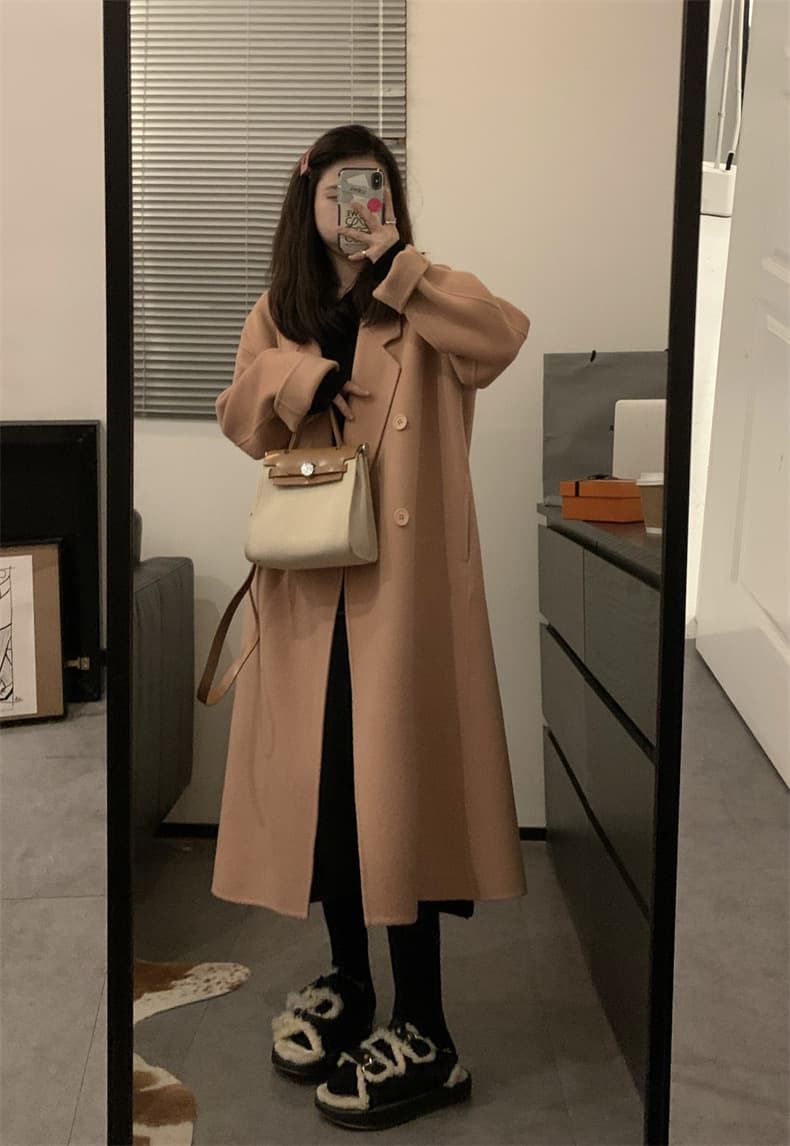 ロングワンピース ゆったりシルエットスウェットワンピース