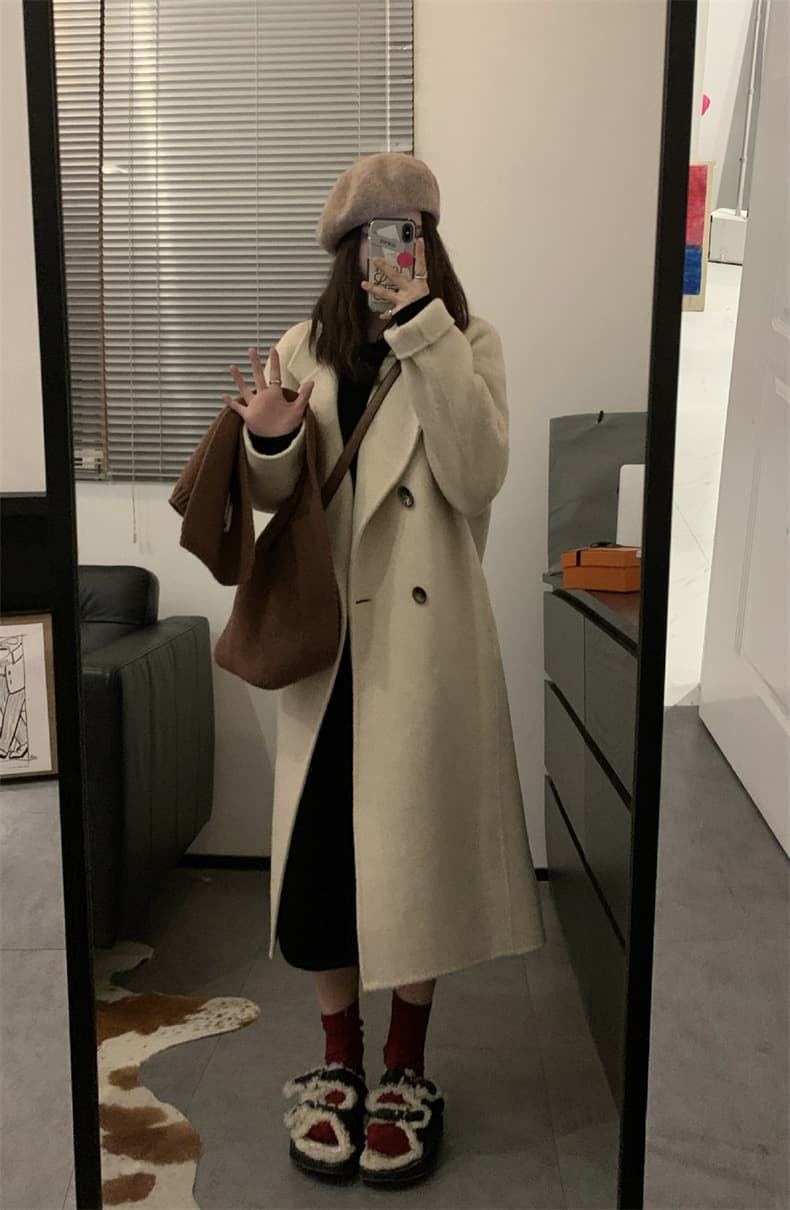 ロングワンピース ゆったりシルエットスウェットワンピース