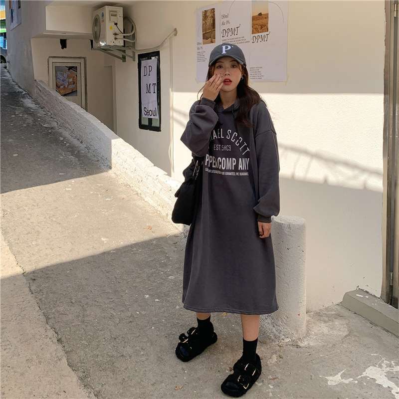 ロングワンピース ゆったりあったかラウンジワンピース