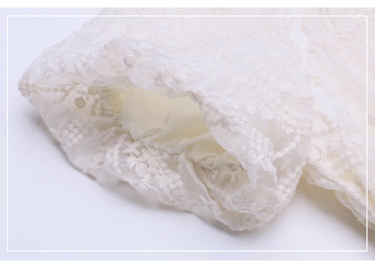 ロングワンピース レース 優美レース模様の華やかロングワンピース