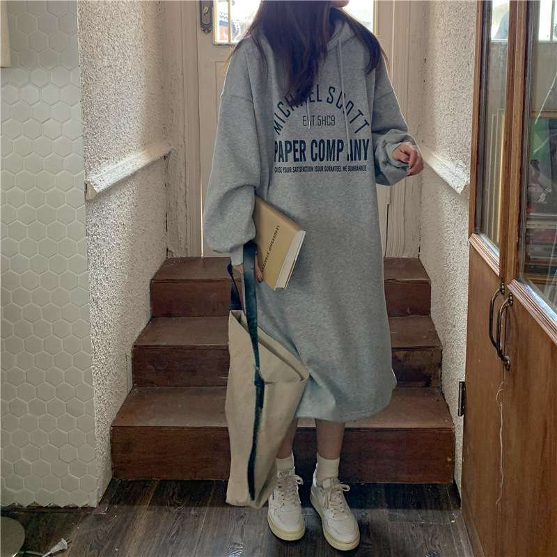 ロングワンピース ゆったりあったかラウンジワンピース