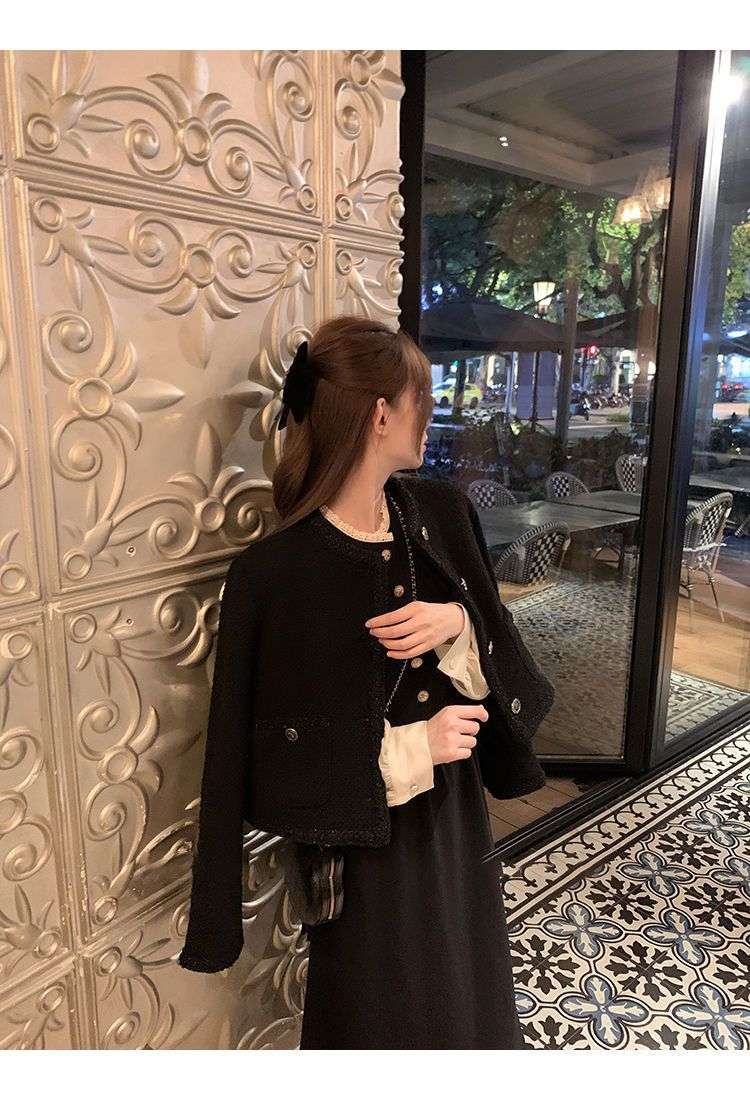 ロングワンピース パフスリーブ クラシカルワンピース