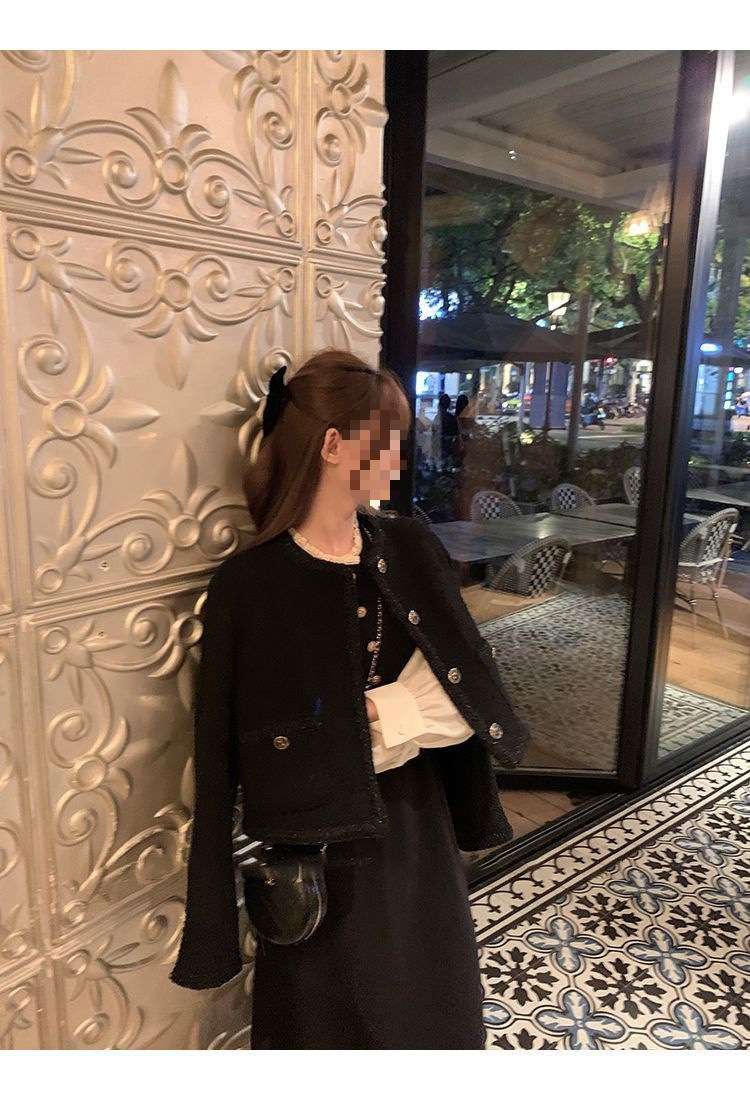 ロングワンピース パフスリーブ クラシカルワンピース
