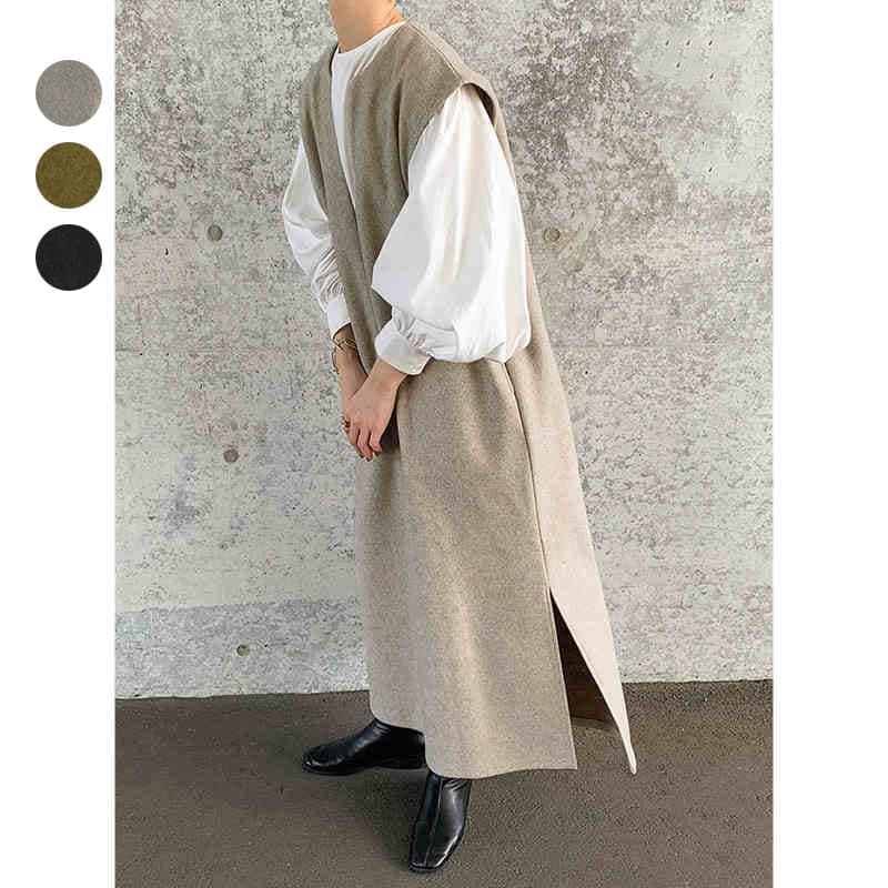 新作レディース ノースリーブ ロングワンピース ベスト