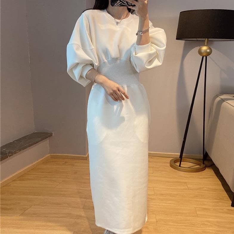 ロングワンピース おしゃれマキシワンピース レディース 3色展開
