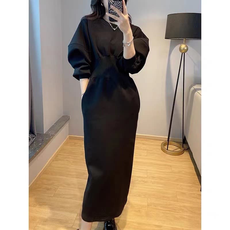 ロングワンピース おしゃれマキシワンピース レディース 3色展開
