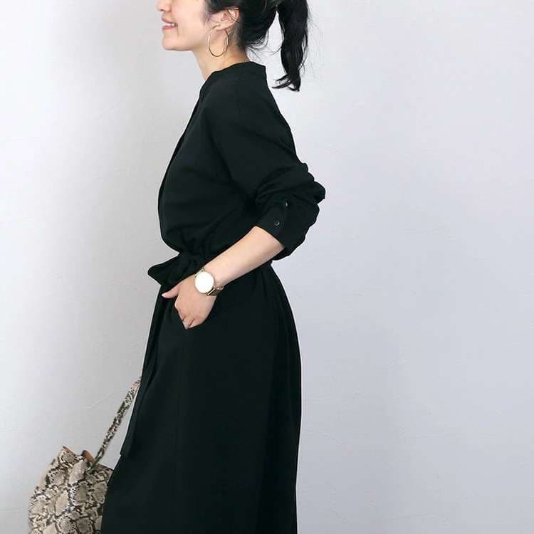 ロングワンピース ゆるシルエットロング羽織りカーディガン