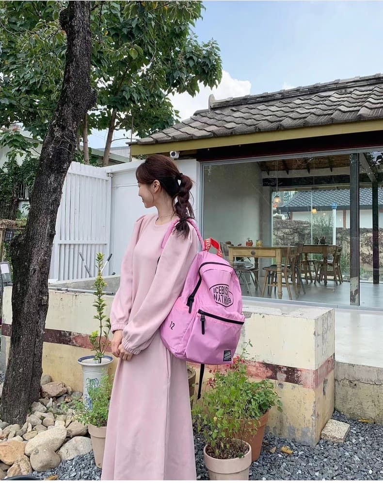 ロングワンピース ふんわり袖のゆったりワンピース