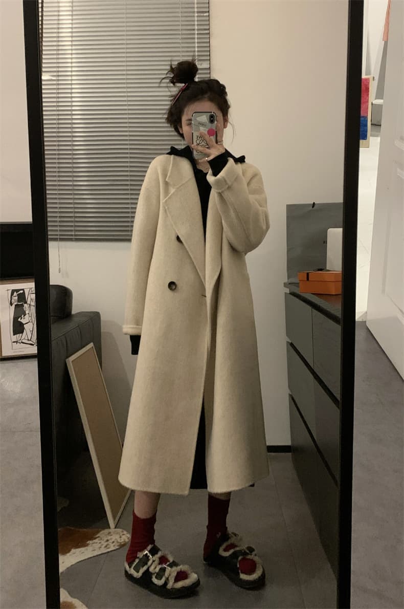 ロングワンピース ゆったりシルエットスウェットワンピース