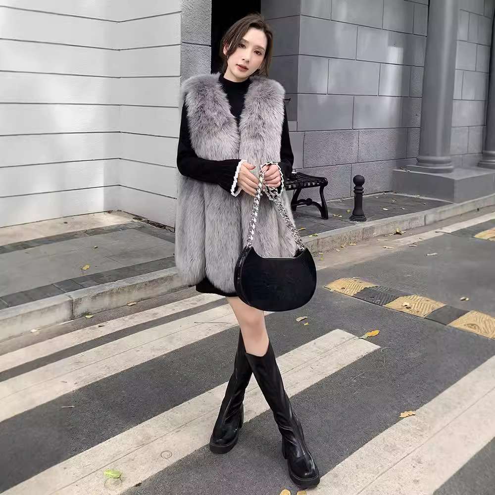 ロングワンピース 清楚系メロウリブニットワンピース