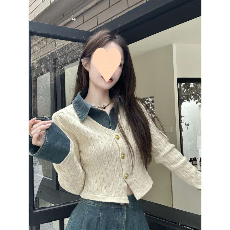 ロングワンピース クラシカルデニムフレアロングワンピース