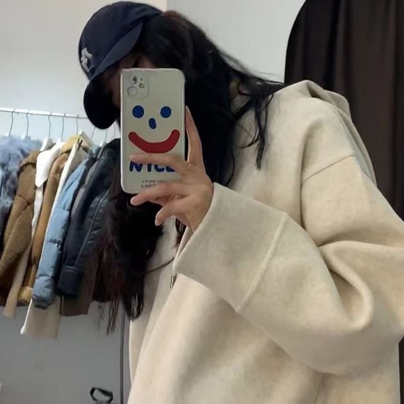 ロングワンピース ふわもこオーバーサイズワンピース