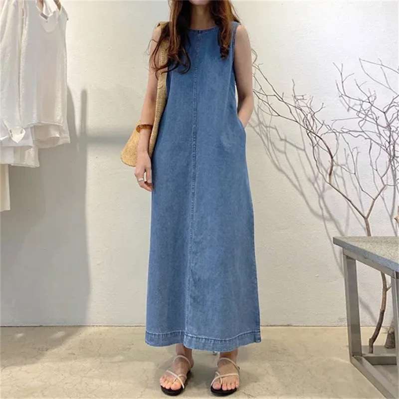 ロングワンピース ナチュラルシルエット ゆったりマキシ丈ワンピース