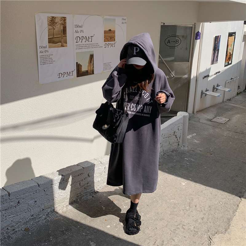 ロングワンピース ゆったりあったかラウンジワンピース