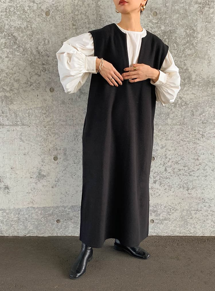 新作レディース ノースリーブ ロングワンピース ベスト