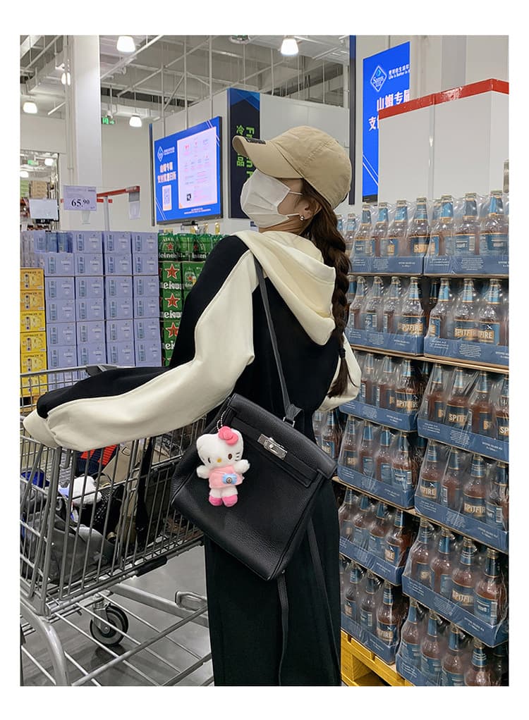 ロングワンピース ゆるふわ裏起毛スウエットワンピース