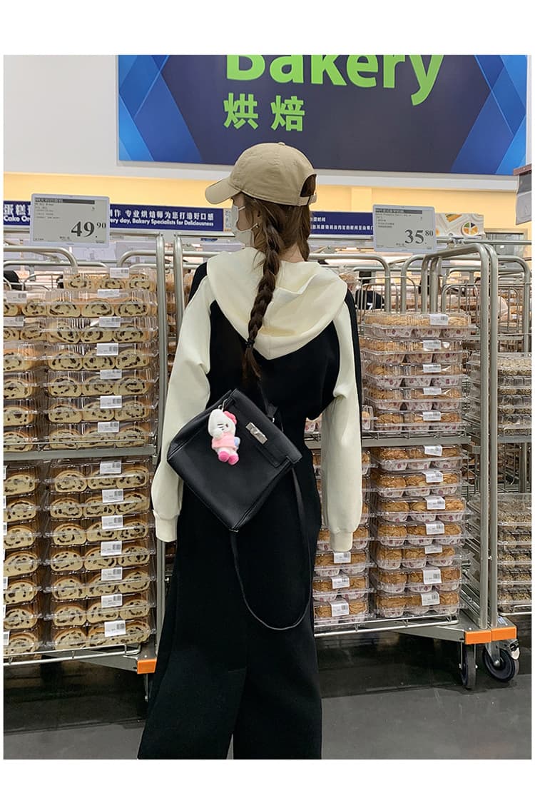 ロングワンピース ゆるふわ裏起毛スウエットワンピース
