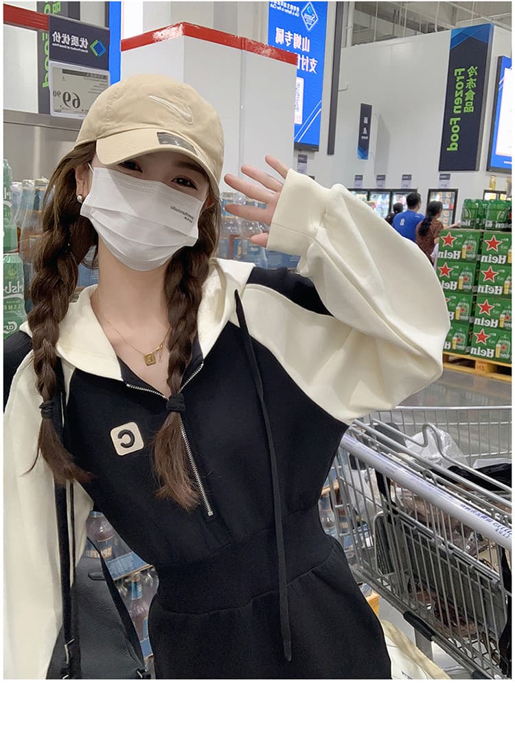 ロングワンピース ゆるふわ裏起毛スウエットワンピース